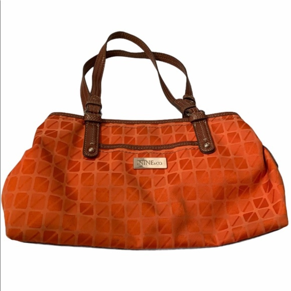 Nine & Co Orange and Brown purse